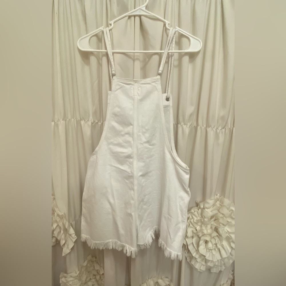 Aerie White  Denim Overalls 🌻